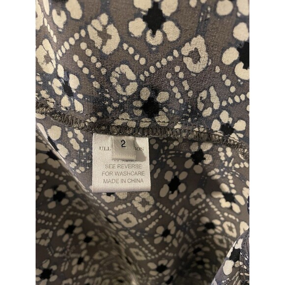 Ulla Johnson Gray Floral Midi Dress Sleeveless Casual Wedding Party Size 2 Silk - Picture 8 of 15